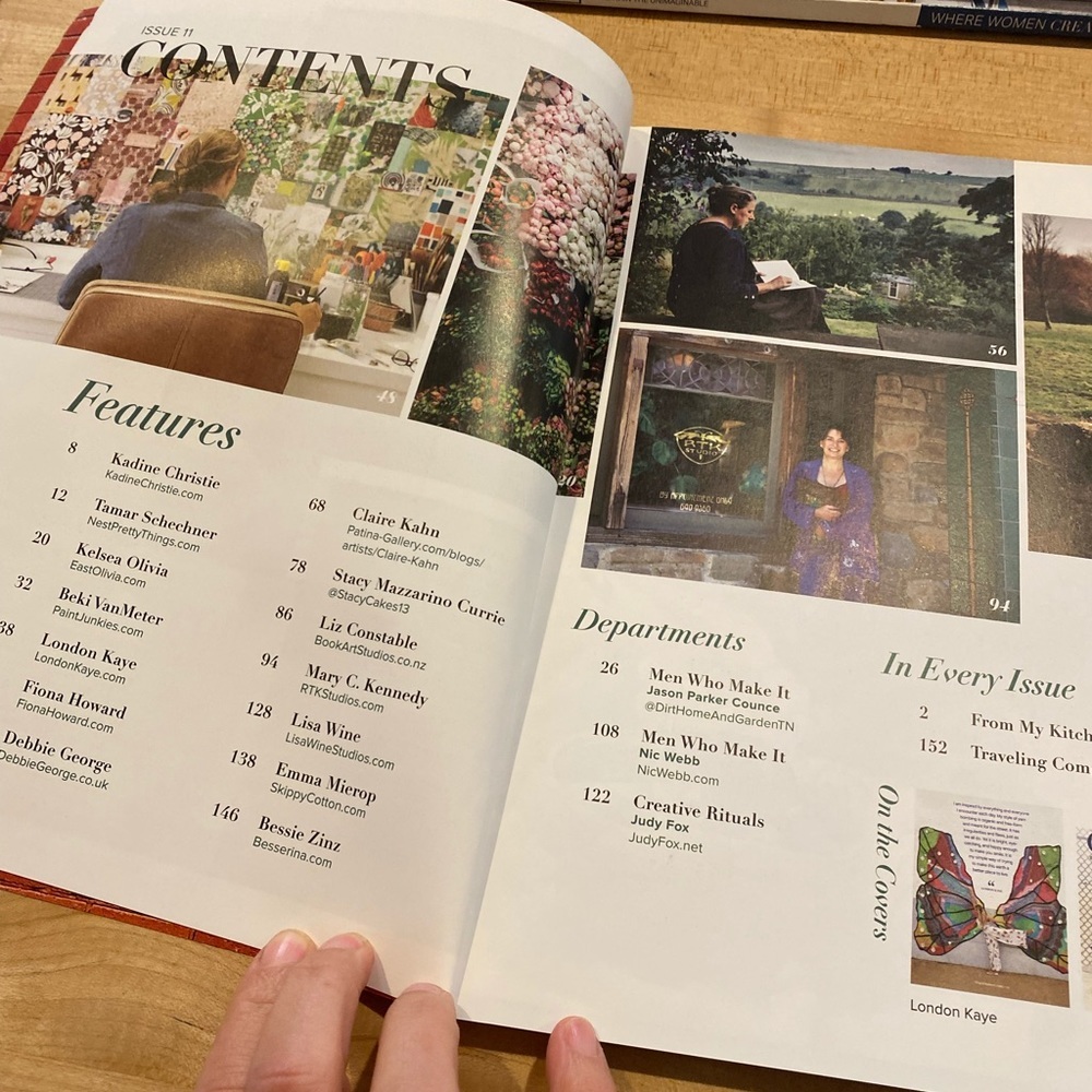 Issue #11 Where Women Create Magazine - Picture 4 of 11